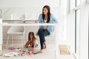young mom