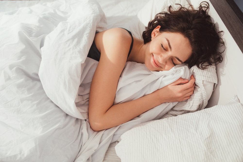 sleeping woman