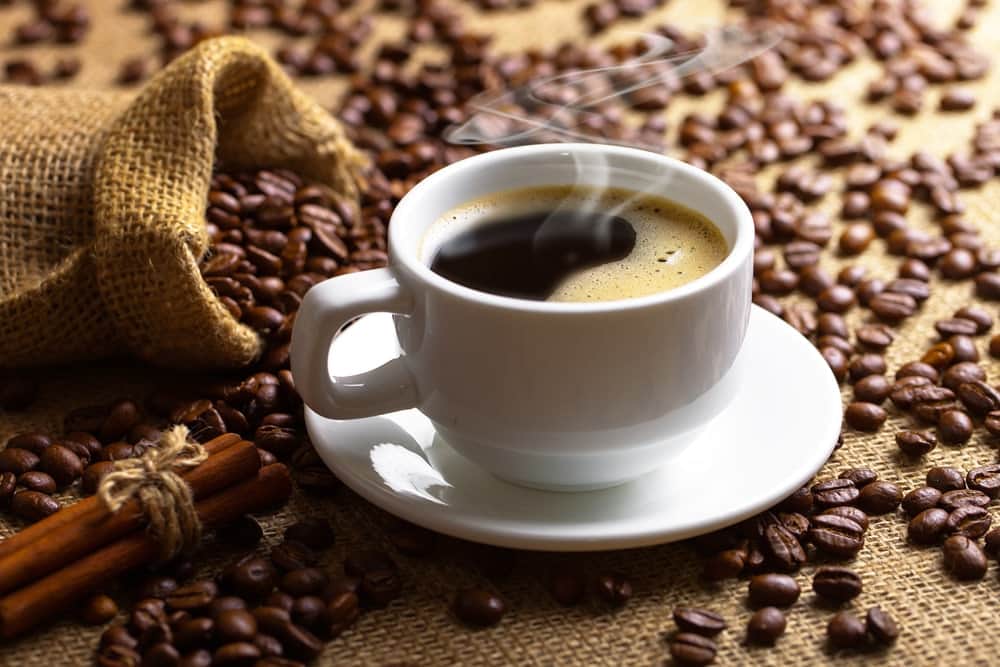 black coffee min