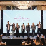 Marie France Group of Companies’ Business Development and Operations Manager Nico Share, COO Jacqueline Siy-Share, Mikaela Lagdameo, Angeline Fiechter, Amanda Griffin Jacob, Robin Horsman, and Ren